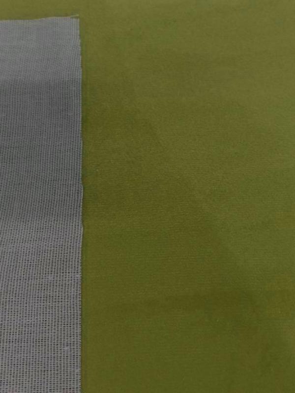Tissu style alcantara imitation prune olive
