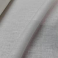 Tissu toile de lin 100 ton blanc casse