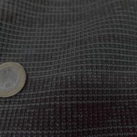 Tissu bord cote ton taupe rayé pas cher