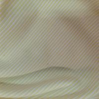 Toile coton a fine rayures jaune et blanc2