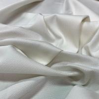 Toile coton blanc tisse motifs chevron3