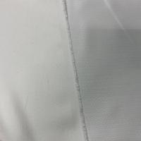 Toile coton blanc tissé motifs chevron