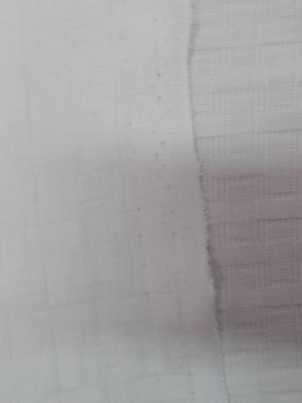 Toile coton faconne