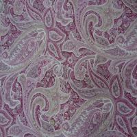 Toile coton imprime motifs cash mir ton rose