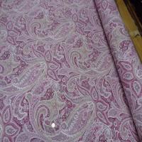 Toile coton imprime motifs cash mir ton rose4