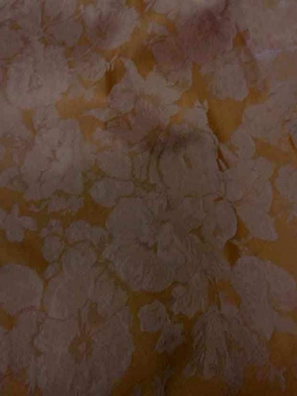 Toile d ameublement faconne ton orange