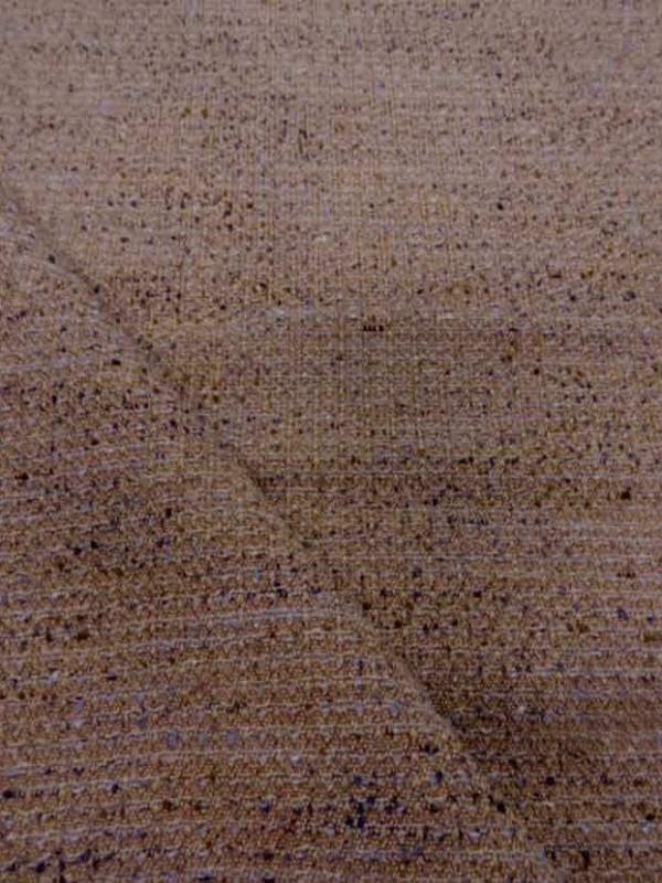 Toile d ameublement safran faconne facon tweed