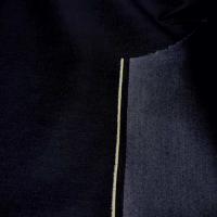 Toile de jean bleu nuit noir 4