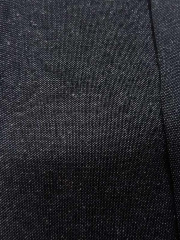 Toile de jean legere gris facon tweed