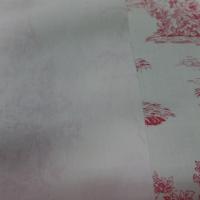 vente de tissu Toile de jouy satin coton motifs bagatelle