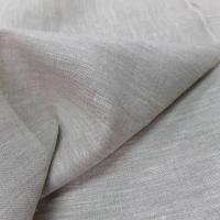 Toile de lin 100 ton beige naturel chine