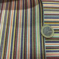 toile de store a fine rayures multicolore