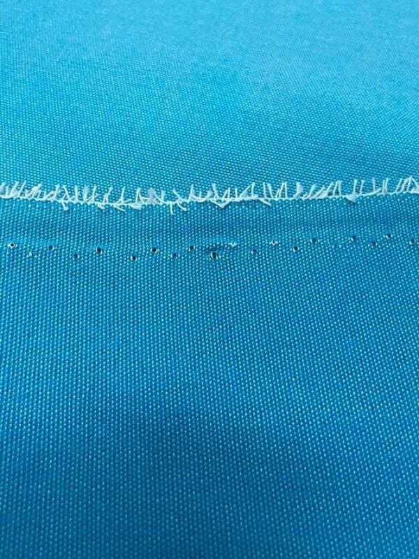Toile de store bleu chine blanc en 1 60 m de large