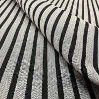 Toile de store jacquard pour l'extérieure raye gris et noir