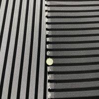 Toile de store jacquard pour l'extérieure raye gris et noir