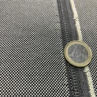 Toile de store jacquard pour l extérieur tisse écrue et noir