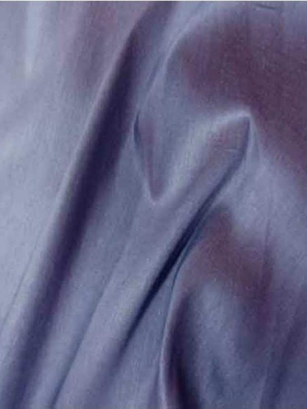 Toile legere d ameublement changeant rouille bleu