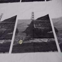 Toile souple imprime ton gris8