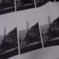 Toile souple imprime ton gris9