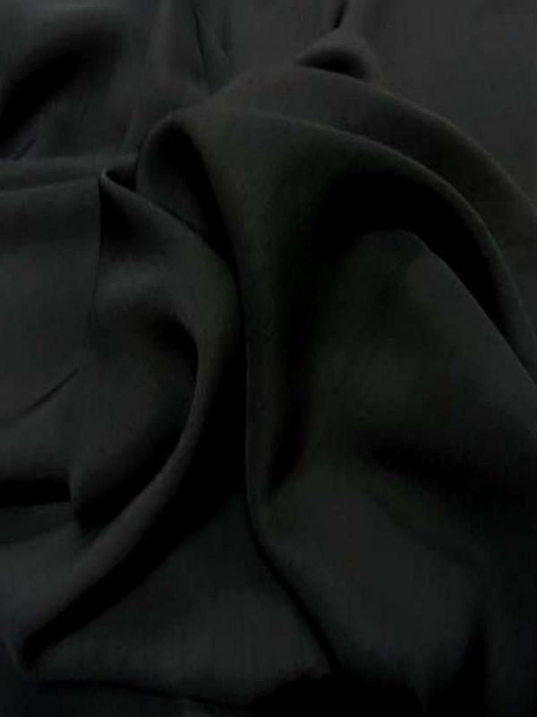 Tres beau dupions noir en polyester