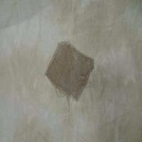 Tres beau lin faconne ton beige naturel avec rajout de tissus5