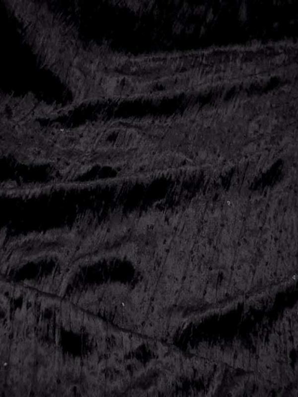 Tres beau velours souple noir a sequins