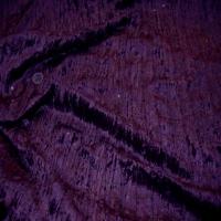 Tres beau velours souple prune a sequins