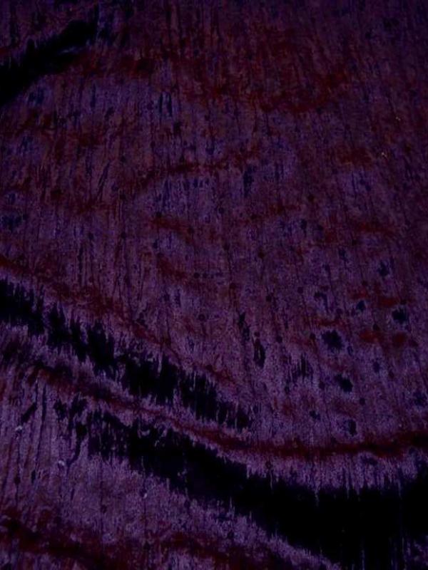 Tres beau velours souple prune a sequins