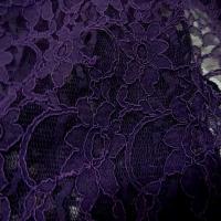 Tres belle dentelle guipure prune