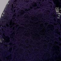 Tres belle dentelle guipure prune1