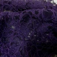 Tres belle dentelle guipure prune7