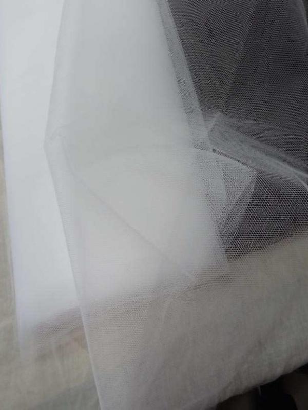 Tulle blanc en 1 40m de large