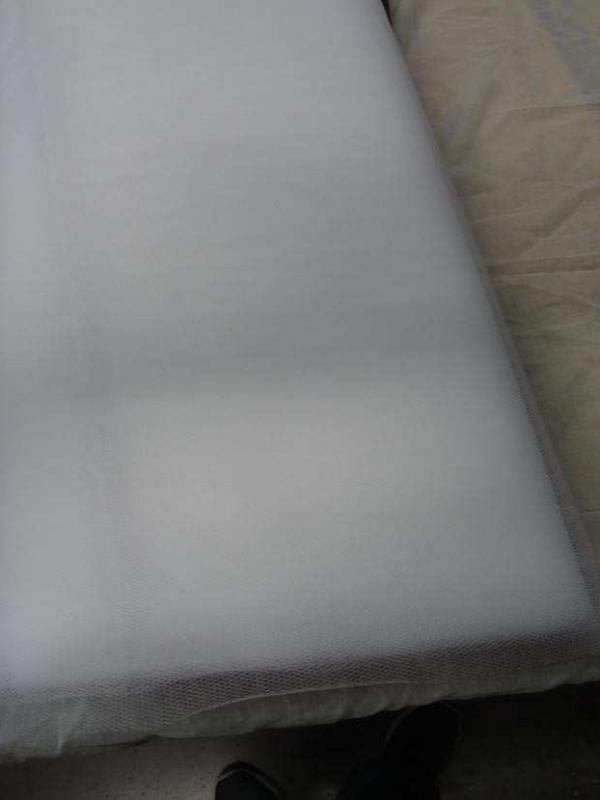 Tulle blanc en 1 40m de large