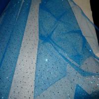 Tulle bleu a paillettes bleu2