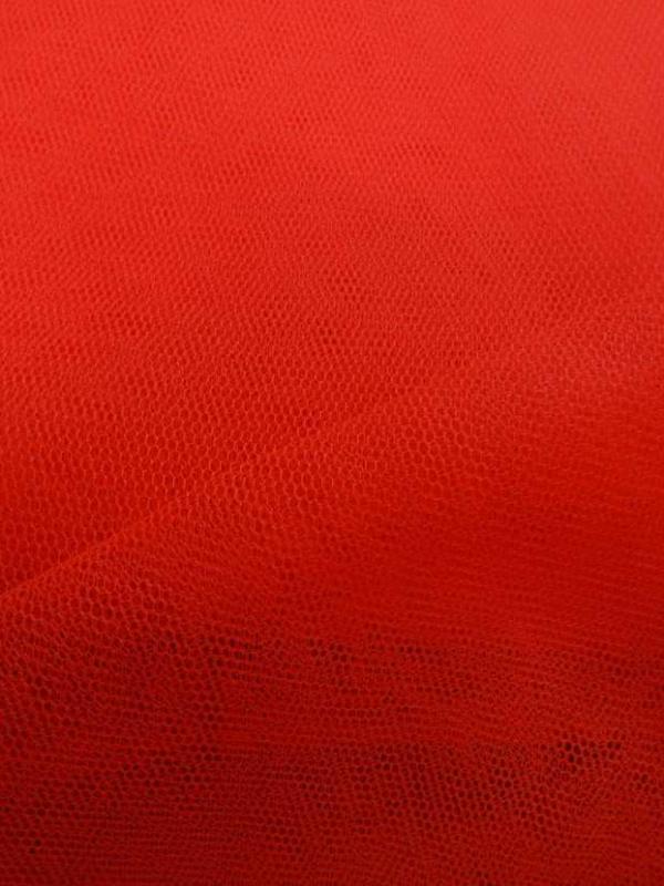 Tulle orange fluo en 1 40m de large