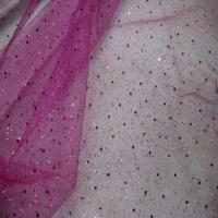 Tulle rose a paillettes