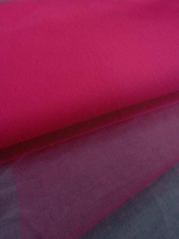 Tulle rose fluo en 1 40m de large