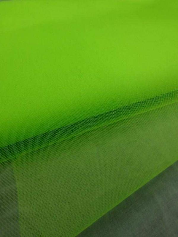 Tulle vert fluo en 1 40m de large