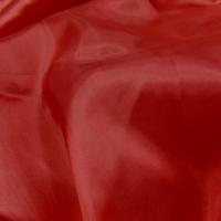 Twil de soie tres fin rouge vermillon