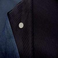 Velours a cotes noir