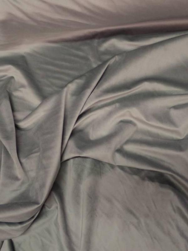 Velours ameublement lisse beige kaki en 1 45m de large