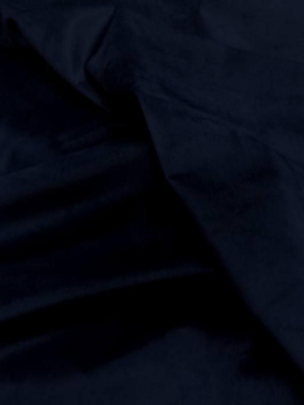 tissu Velours ameublement lisse bleu en 1 45m de l