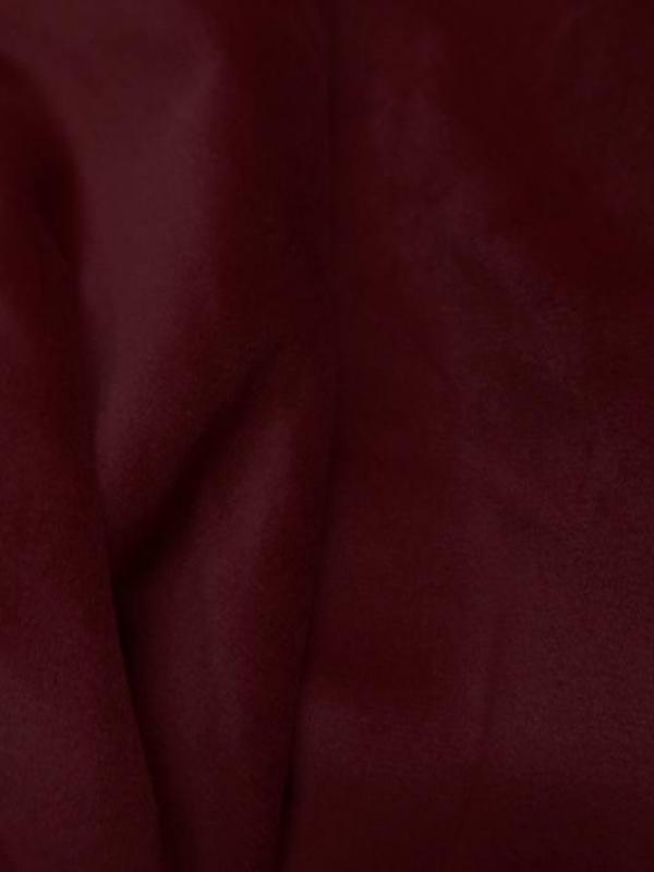 Velours ameublement lisse rouge bordeaux en 1 45m de large