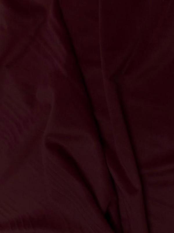 Velours ameublement lisse rouge bordeaux