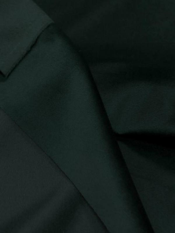 Velours ameublement lisse vert foncé