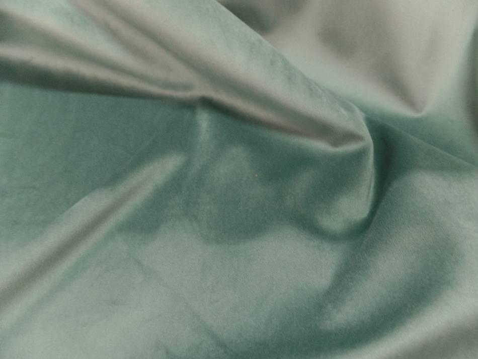 Velours ameublement lisse vert menthe en 1 45m de large05