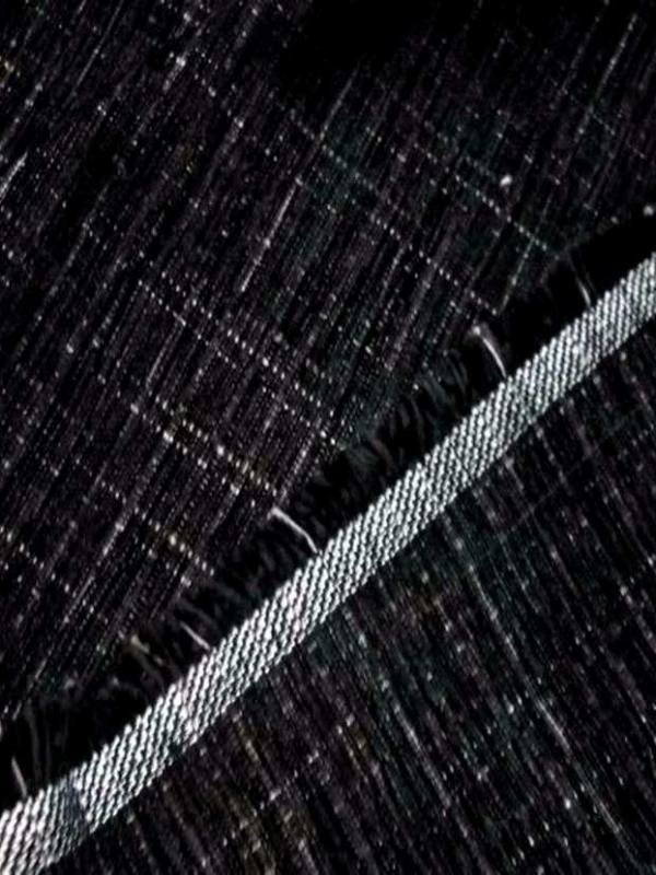 Velours coton noir pour l ameublement chine blanc