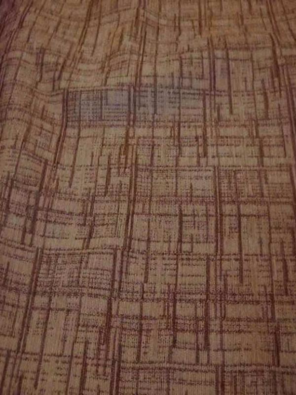 Velours coton pour l ameublement ton beige marron