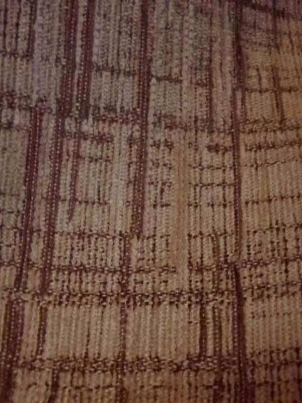 Velours coton pour l ameublement ton beige marron