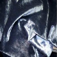 Velours d ameublement ton gris bleu8